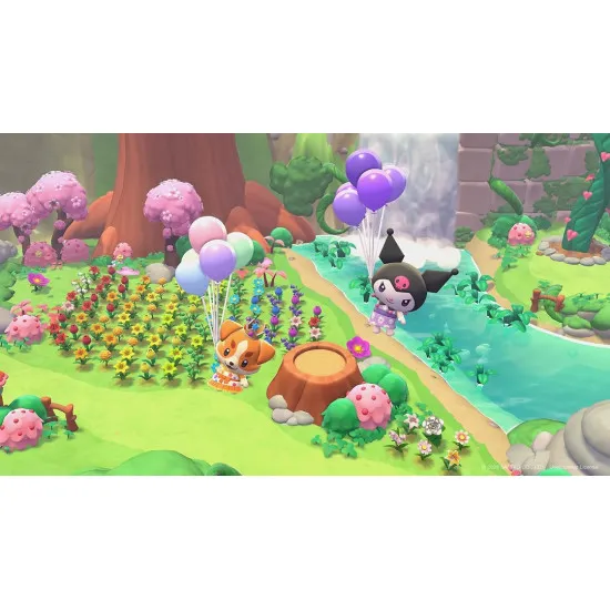 Nintendo Switch 2 game case for Hello Kitty Island Friendship Bundle featuring Hello Kitty and friends in a vibrant island world